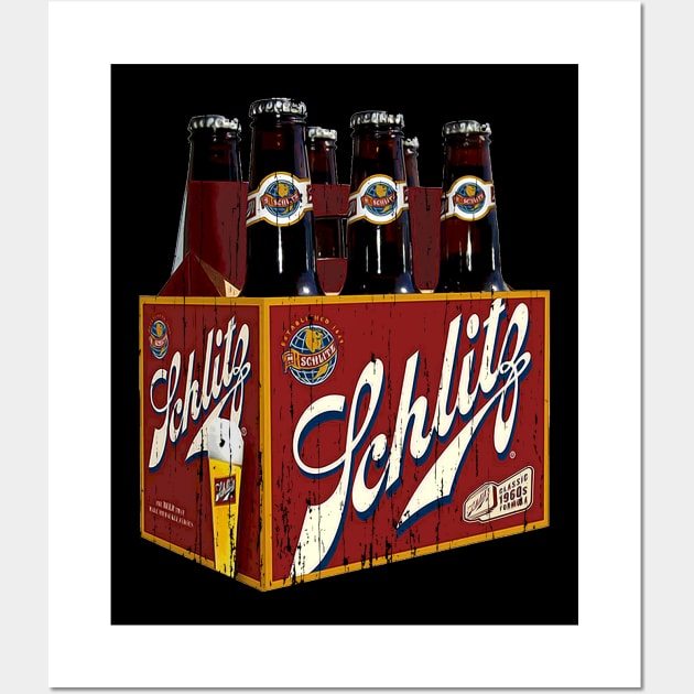 schlitz beer Wall Art by iceiceroom